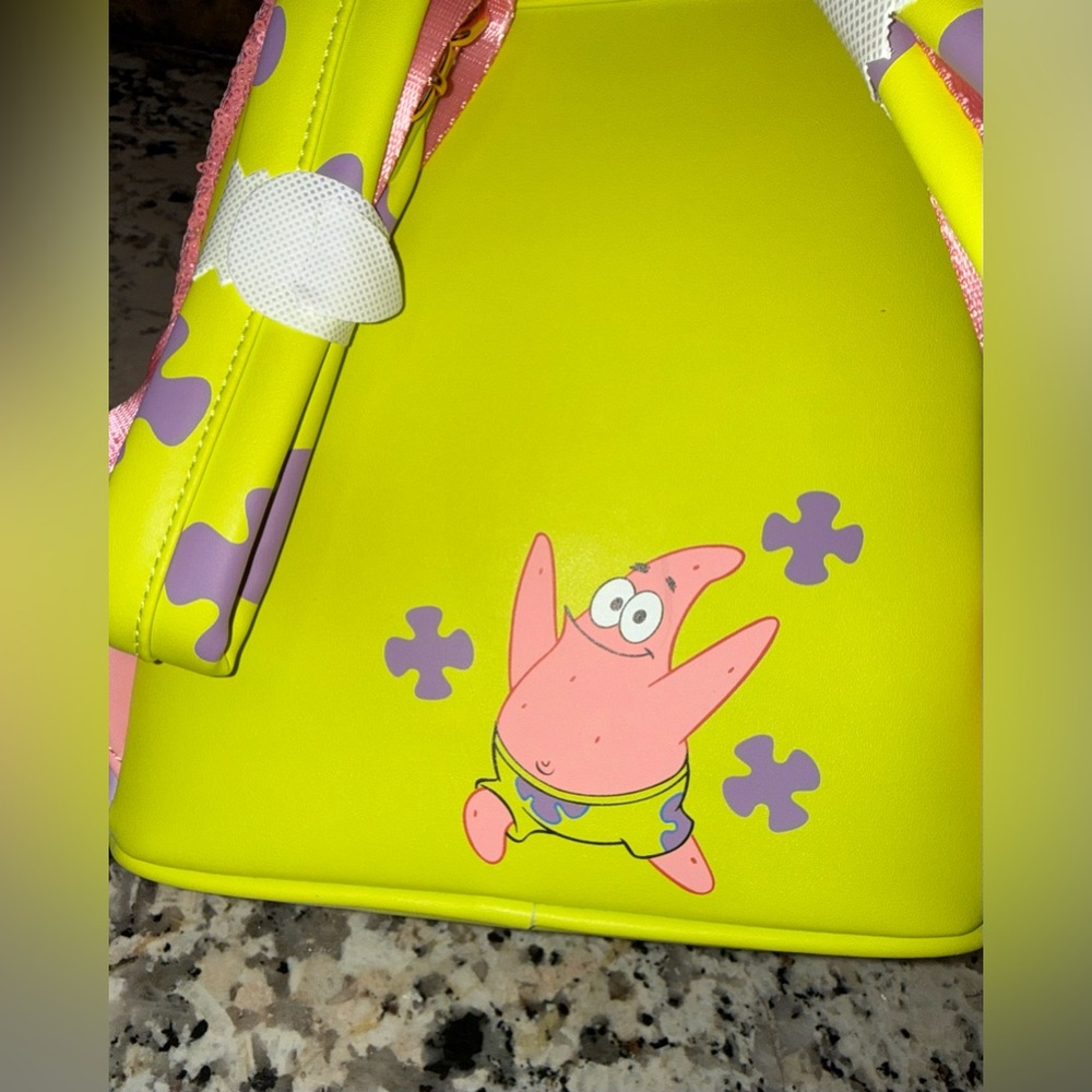 NWT Loungefly SpongeBob SquarePants Patrick Star Sequin Cosplay Mini Backpack - Picture 3 of 10